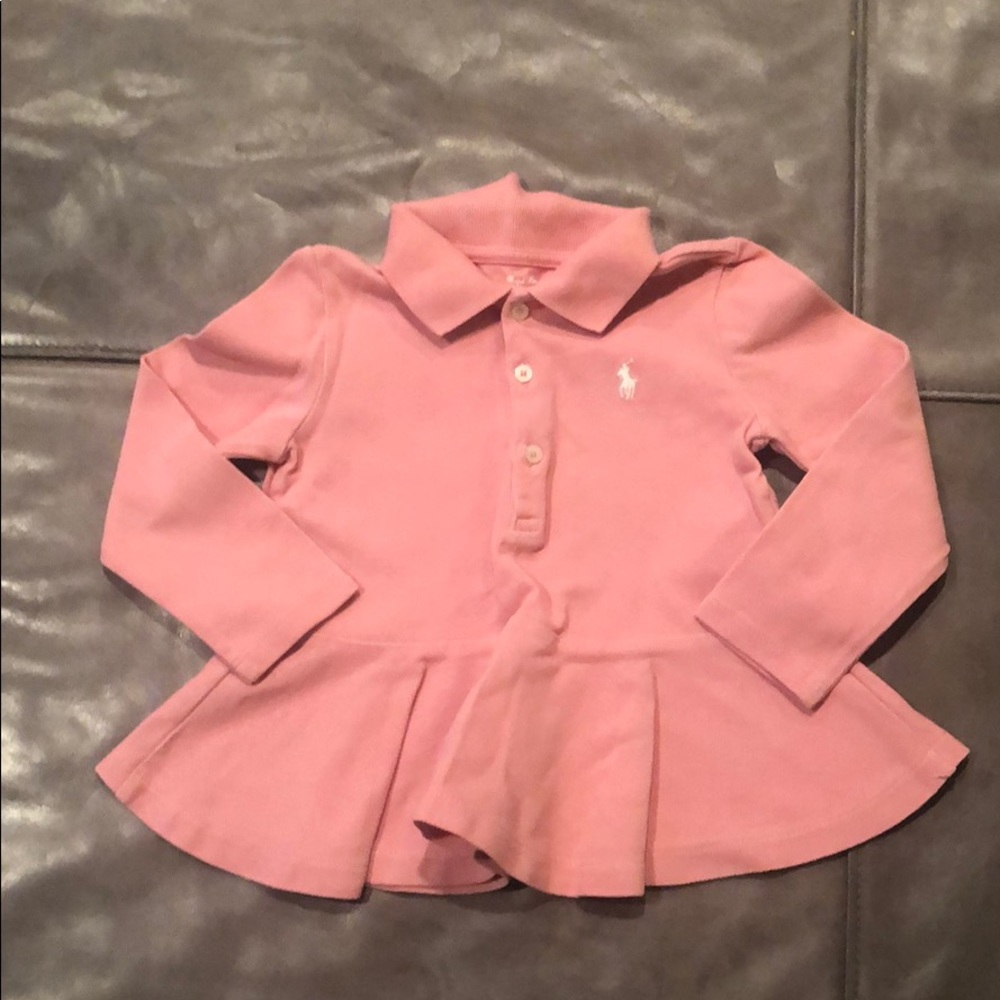 Polo Ralph Lauren Peplum Girls Top Size 24 months